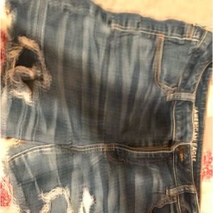 American eagle blue Jean shirts size 16 regular